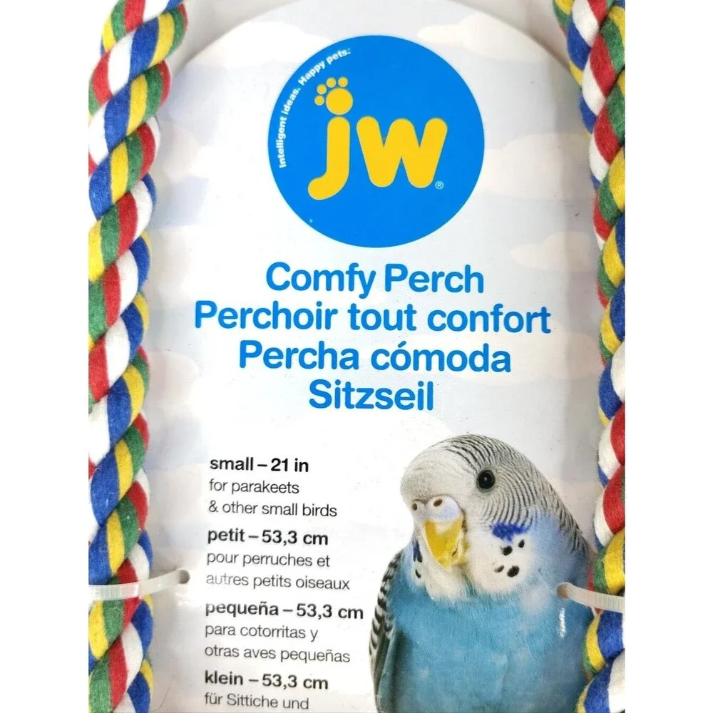 JW Comfy Perch Small Multicolor Bird Perch 21 Inches